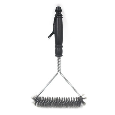 Edelstahl Draht Grillbürste BBQ Grill Reinigungsbürste BBQ Mesh Lockenbürste