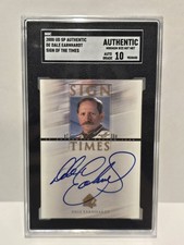 2000 Upper Deck Dale Earnhardt SP Authentic Sign of the Times Auth Auto READ