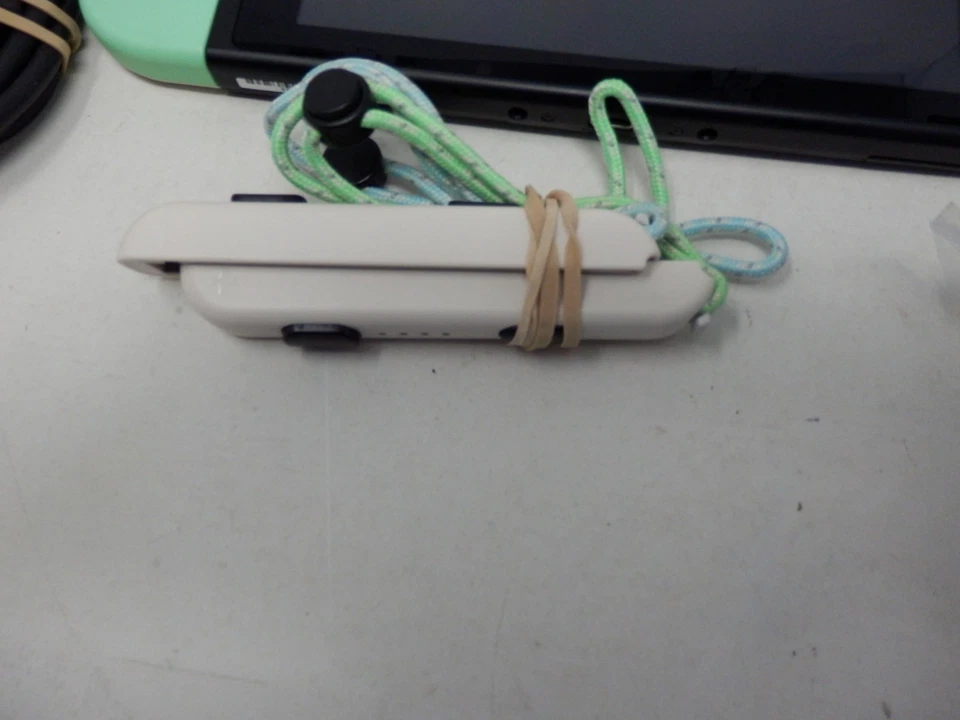 Nintendo Switch Animal Crossing Edition Bundle HAC-001 With Charger Grip Straps - Image 4 of 4