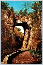 Vintage Natural Bridge Virginia Scenic Postcard by Tichnor Bros