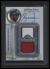 2025 Topps Sterling - Sterling Swings Andruw Jones #SWA-AJN #/25 Auto
