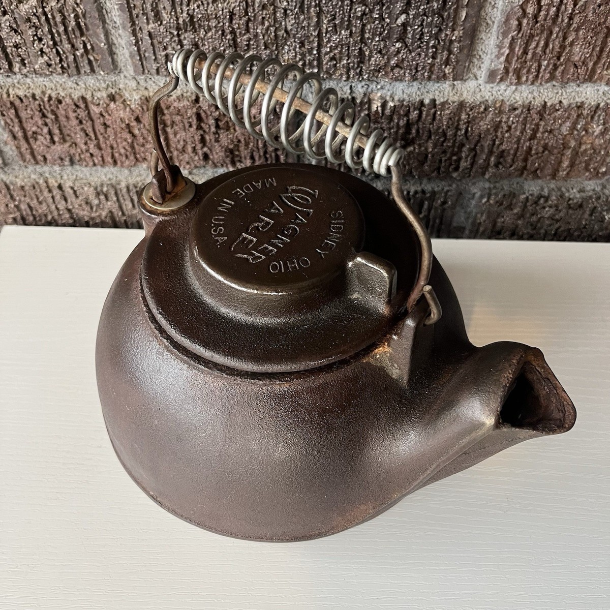 Wagner Ware Cast Iron Kettle ワグナー 鋳鉄製やかん Wagner Ware Cast Iron Kettle ワグナー 鋳鉄製やかん Wagner Ware