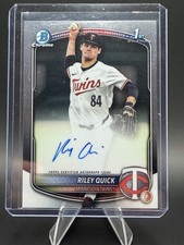 2025 Bowman Draft Riley Quick Chrome Auto 1st Prospect #CPA-RQ Twins