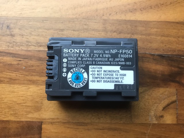 Аккумулятор np fp50