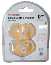 Mobella Koala Silicone Baby Pacifier for Breastfed Babies 2-Pcs, 0-3 Months