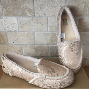 ugg hailey metallic snake loafer