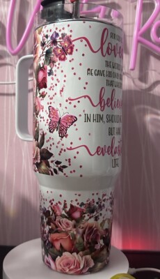 40 oz tumbler with handle
