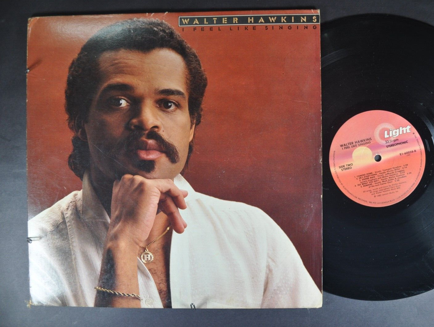 WALTER HAWKINS I Feel Like Singing GOSPEL LP LIGHT