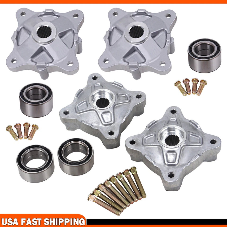 Juego de bujes de rueda delanteros y traseros con puños y cojinetes para Polaris Sportsman 450 07-2020 Foto 2 de 4