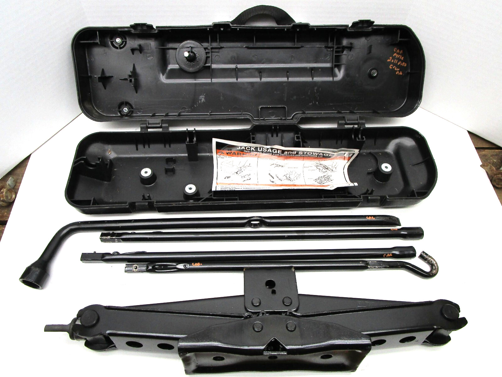 09 10 11 12 13 14 FORD F150 CREW CAB EMERGENCY JACK KIT WITH TOOLS WITH BOX OEM