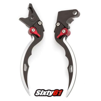 Kawasaki ZX6R Levers 2000-2004 Brake Clutch Black Blade Set ZX636R