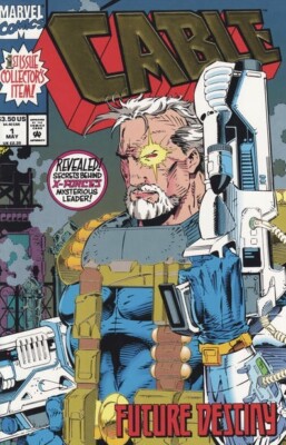 Cable #1 Direct Edition (1992 Marvel Comics) Embossed Foil Cover
