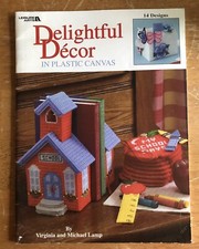 Leisure Arts Delightful Decor in Plastic Canvas Patterns Vintage 2002 14 Designs