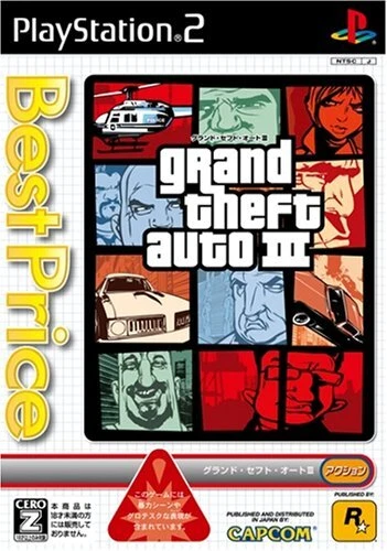 PS2 Sony Playstation 2 Grand Theft Auto III Best Price CERO