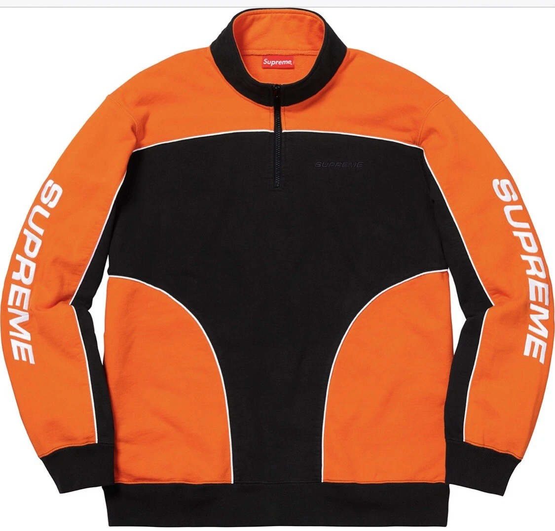 Sweat demi zip Supreme Speedway taille L neuf avec étiquette