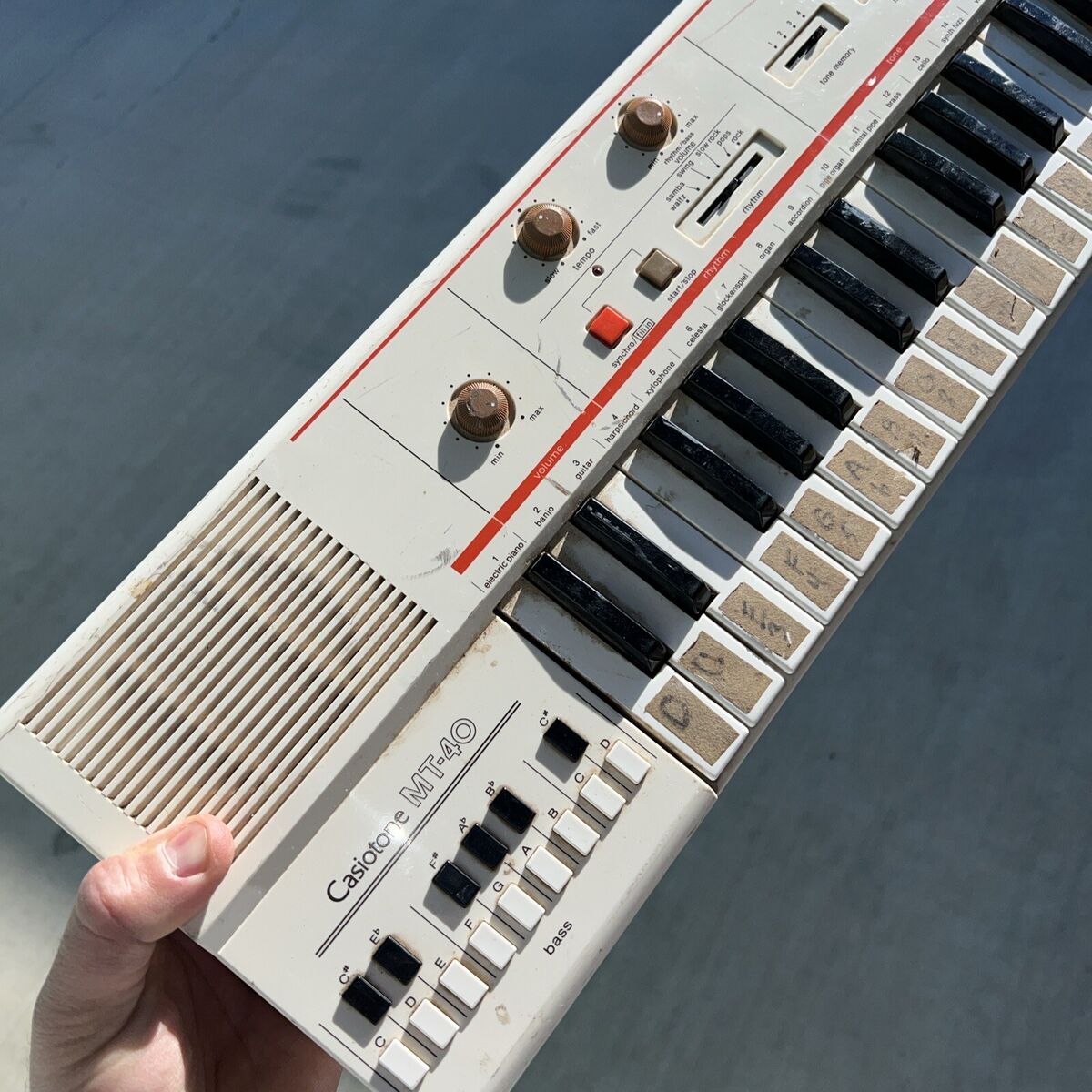 Casio Casiotone MT-40 Portable Keyboard Piano Synthesizer As Casio Casiotone MT-40 Portable Keyboard Piano Synthesizer As