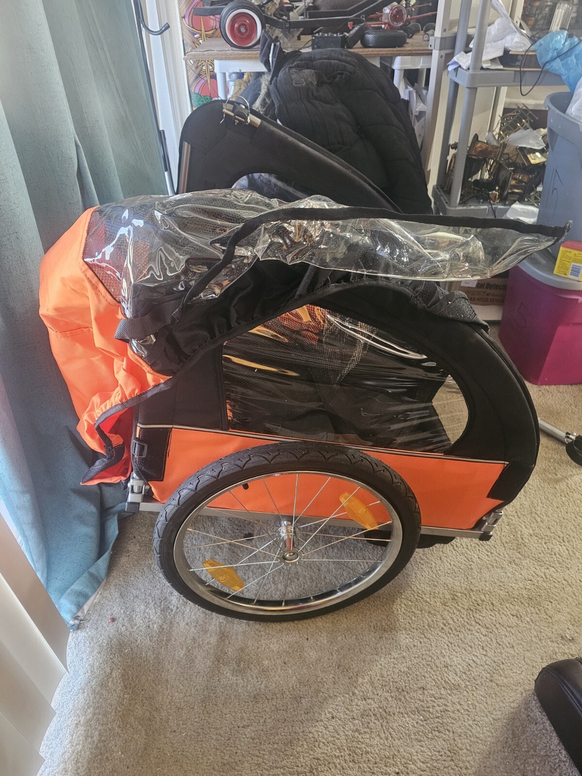 Schwinn Prescott Two Seat Bike Trailer Yellow 38675197527 eBay