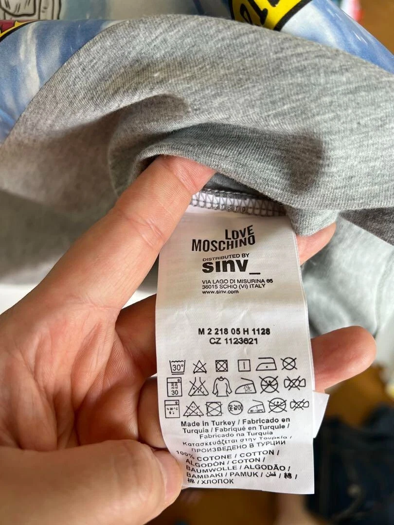 T shirt uomo Love Moschino Astronaut taglia L