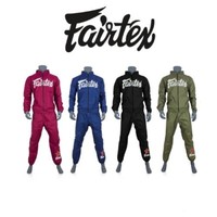 Fairtex Vinile Felpa Tuta VS2 Sauna Set Boxe Muay Thai Mma S M L Xl Xxl Originale