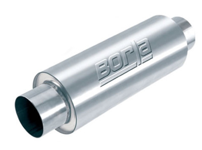 Borla XR-1 Sportsman 3.5'' Center-Center 15''x5'' Round - Racing Muffler 40086