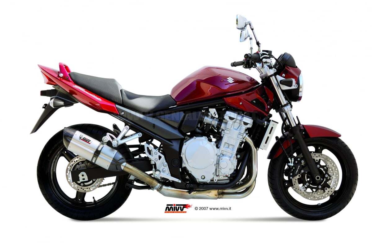 Mivv Exhaust Muffler Suono Stainless Steel for Suzuki Gsf 650 Bandit 2007 > 2015