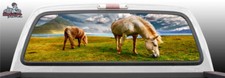 Horses In Field Scenic Mountain Perf Rear Window Graphic Decal Suv Truck Car Horses In Field Scenic Mountain Perf Rear Window Graphic Decal Suv Truck Car