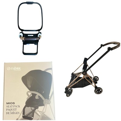 Cybex Mios3 Rose Gold Base Indigo Seat Color