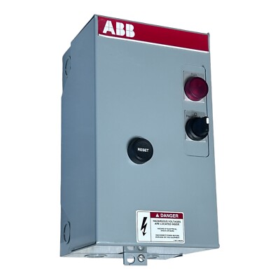 ABB HVAC Motor Combo Starter K11-CMZJ, 480V, 3 PH, 3 HP Fused Panel Box
