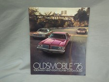 OLDSMOBILE RANGE LF USA Car Sales Brochure 1976 TORONADO Delta 88 NINETY-EIGHT+