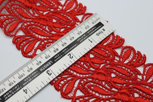 9 Cm Wide 1 Y Daisy Lace Trim Colours Guipure Ideal Embellish Sew on Gota - Picture 8 of 68