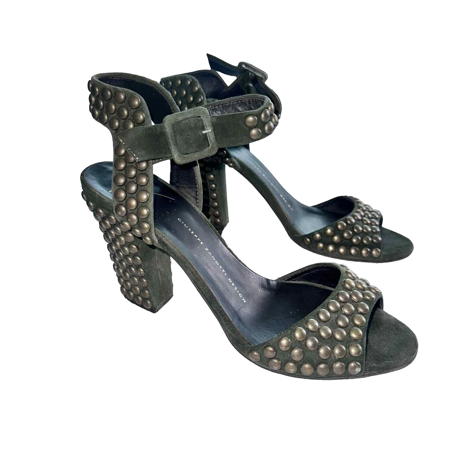 Sandalias de ante con tachas Giuseppe Zanotti Para Mujeres