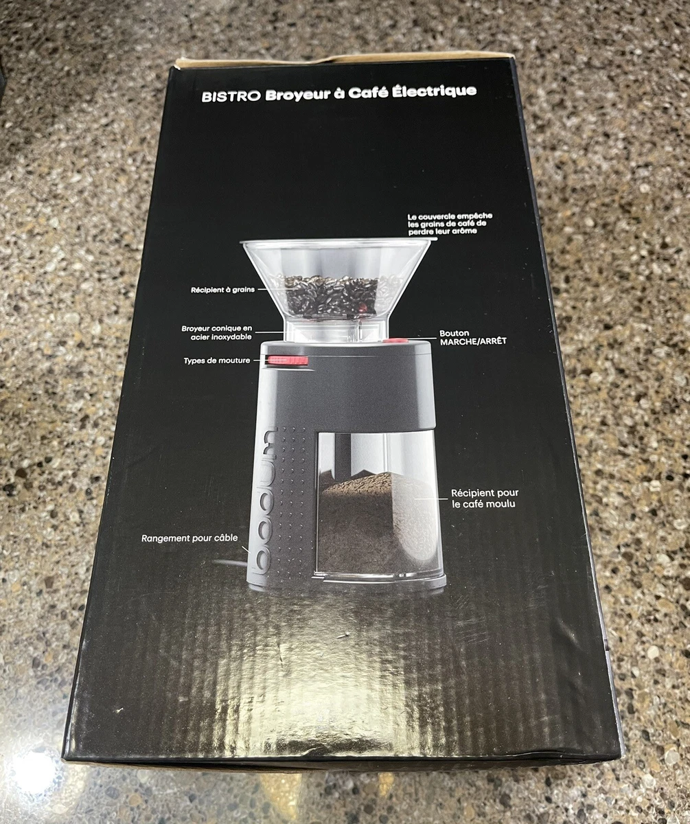 Bodum Bistro Electric Burr Grinder - Black