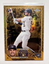 Garrett Mitchell- 2023 Topps Gilded Collection Base Gold Etch Refractor /99 RC