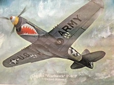 NOS 1973 WWII Military War Airplane Advertising Calendar - Complete w/History