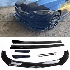 For Mercedes-Benz A200 A220 A250 Front Bumper Lip 86" Side Skirt Rear Bumper Lip