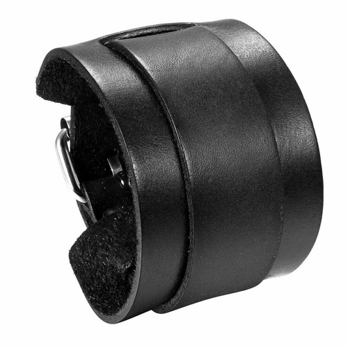 Men's Punk Wide Genuine Leather Belt Wristband Bangle Cuff Bracelet Adjustable. - Picture 13 of 13