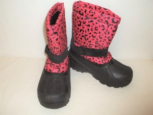 cheetah print snow boots