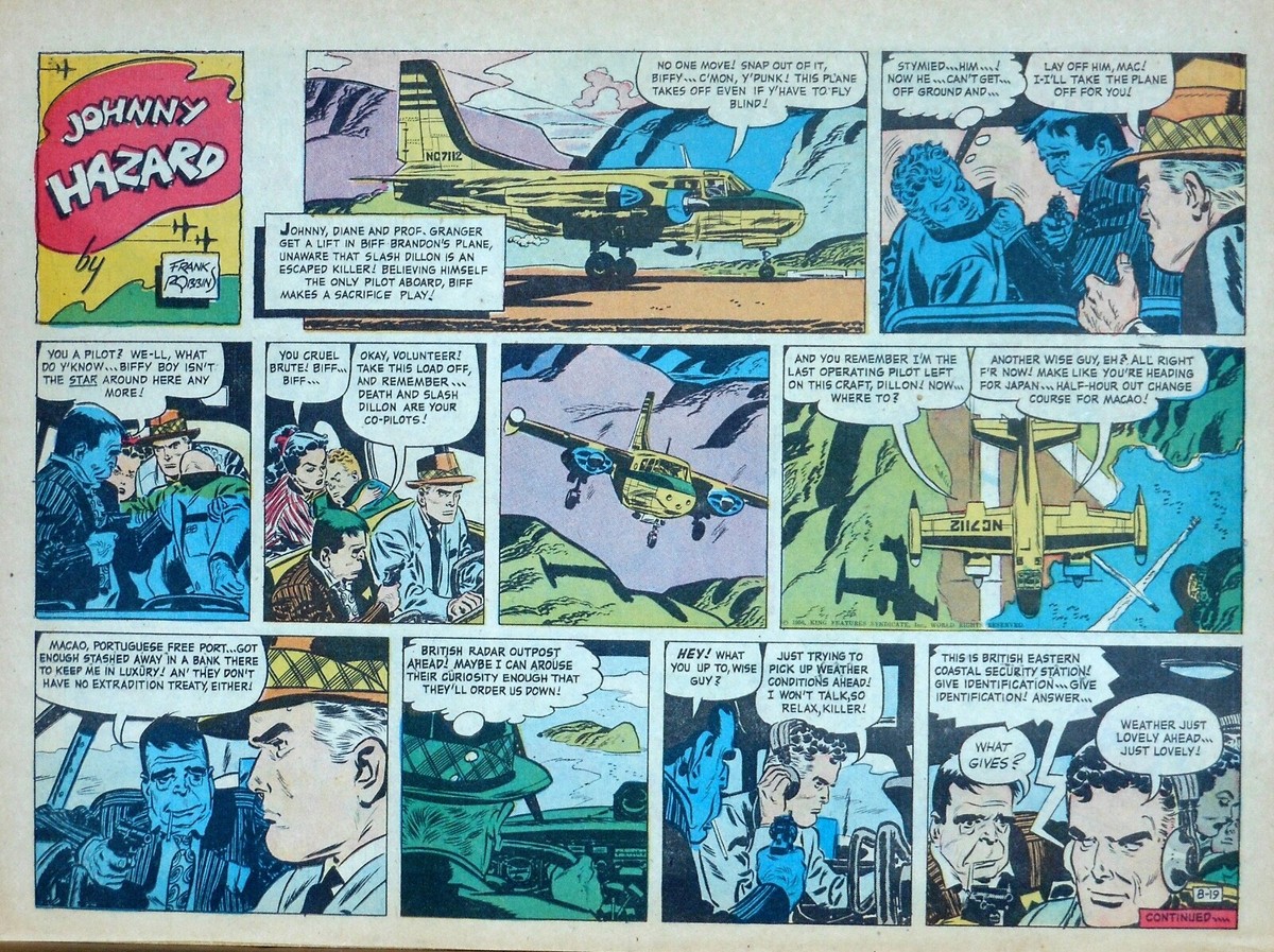 Mickey Mouse by Walt Disney - large half-page color Sunday