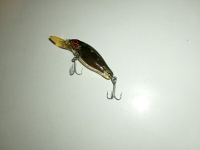 Vintage 2-3/8'' Body Bomber Screwtail Smilin' Minnow Smiling Lure Mirror - Used