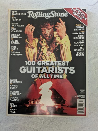 ROLLING STONE 100 GREATEST GUITAR PLAYERS OF ALL TIME 2012