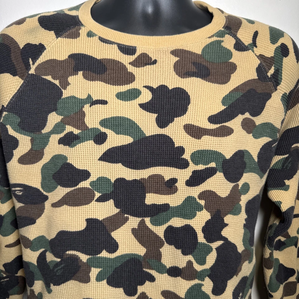 Suéter Bape A Bathing ape Camuflado Bronceado Cuello Redondo Talla L Foto 2 de 4