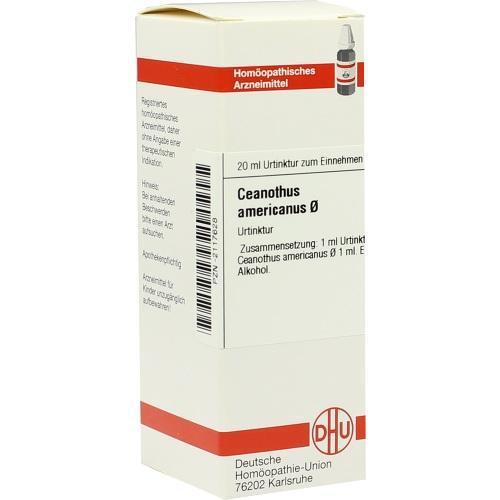 CEANOTHUS AMERICANUS Urtinktur 20 ml PZN 2117628 - Bild 1 von 1