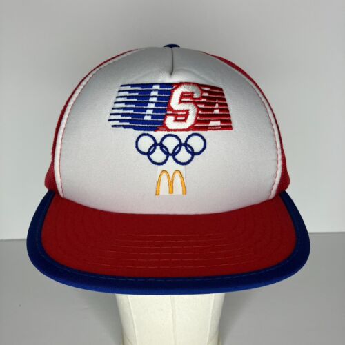 Vintage 1984 McDonalds Olympics Snapback Hat