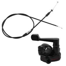 7/8'' 22mm Thumb Throttle Kit with Throttle Cable,Aluminum Motorcycle/Mini 