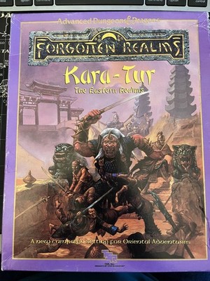 Advanced Dungeons and Dragons Kara-Tur Boxset Forgotten Realms TSR 1988