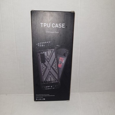 TPU Rubberized Black Protective Case For Steam Deck