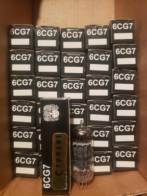 31) 6CG7 Tubes ELECTRO-HARMONIX,NOS,for 300B 2A3 KT66 KT88 Tube Amplifier Driver