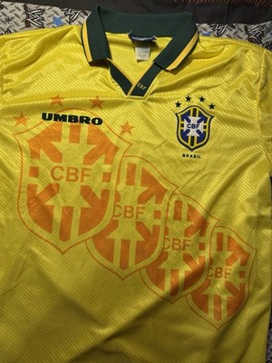 Brazil 1994-1996 Home Shirt World Cup 94 Umbro | eBay
