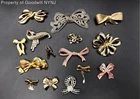 Vintage Coro Avon Bow Ribbon Brooch Pin Costume Jewelry Lot of 14 196g