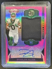 2024 Certified Braelon Allen Freshman Fabric Mirror RC Jersey Pink Auto #/299